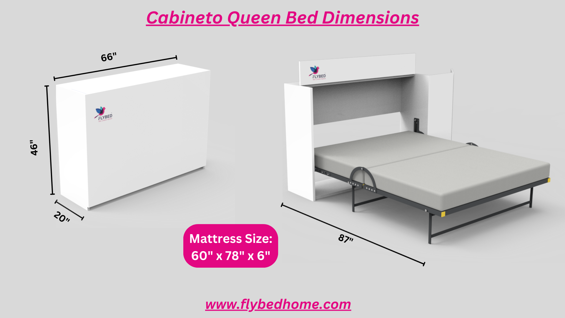 Wall bed cabinet