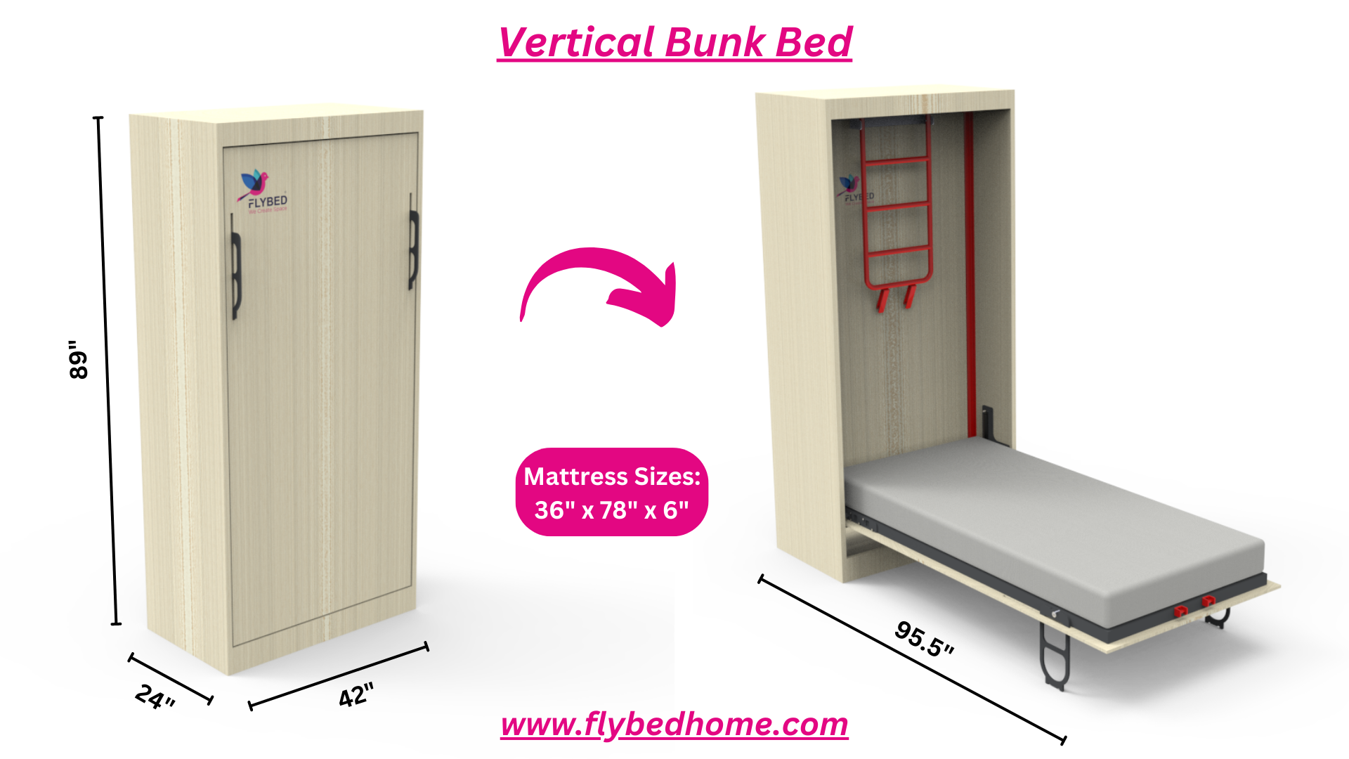 Vertical Bunk bed